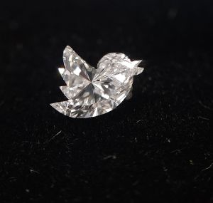 Twitter Logo Shaped Lab Grown Diamond