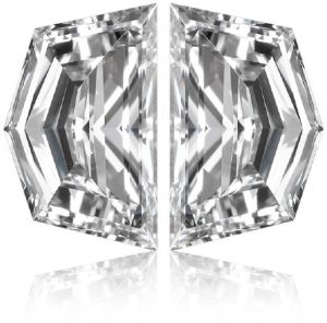 White Epaulettes Cut Lab Grown Diamond