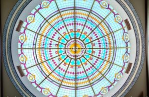 Multicolored Stained Glass Dome