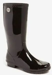 Plain Leather Rainy Wear Gum Boots For Industrial