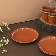 Terracotta Quarter Plates
