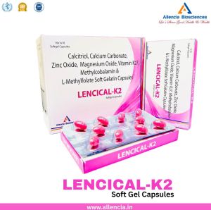 Calcitrol, Calcium Carbonate and Vitakin K2-7 Soft Gelatin Capsules