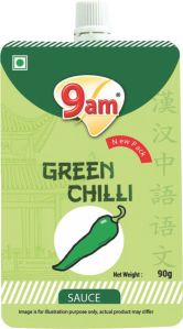 9am Green Chilli Sauce Sachet