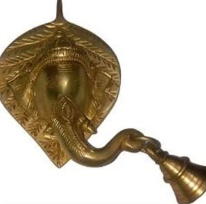 Brass Ganpati Wall Hanging Bell
