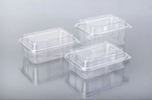 750 ml High Lid PET Hinged Container