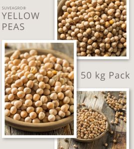 Premium Quality Suveagro Yellow Peas (Safed Matar) - Nutritious and Versatile Legume for Export