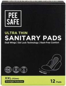 Pee Safe Ultra Thin Sanitary Pads - XXL (12 Pads)