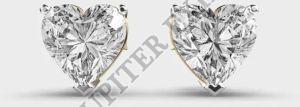 Heart Shape Diamond Earrings