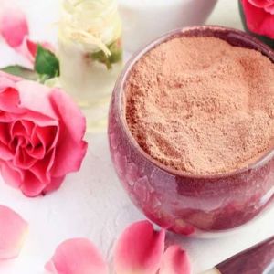 Dried Pink Rose Petals Powder