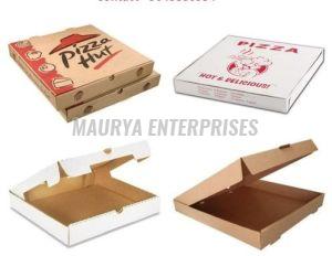 Maurya Enterprises Kraft Paper Pizza Packaging Corrugated Box, Feature : Recyclable, Eco Friendly