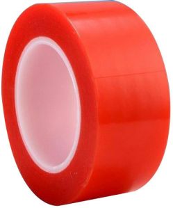 Double Sided Red Liner Polyester Tape