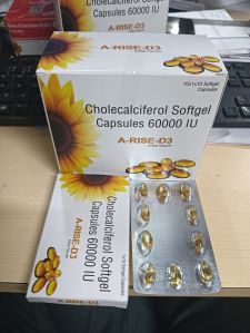 Vitamin d3 Capsule, Packaging Size : 10CAP