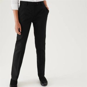 Plain Cotton Girls School Pant, Technics : Machine Made