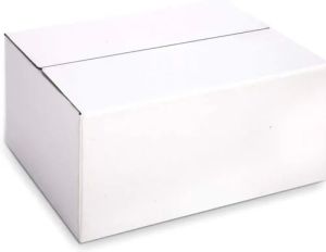 Plain White Corrugated Packaging Box