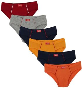 VIP Frenchie Jr. 100% Cotton Kids Premium Briefs Assorted Colours