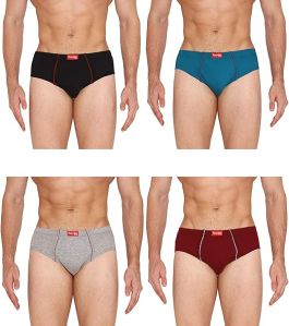 Checked VIP Men's Cotton Brief, Gender : Male