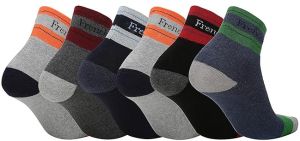 VIP Men's Regular Fit Cotton Ankle Length Socks