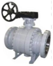 Trunnion Three Piece Gear Operated Ball Valve