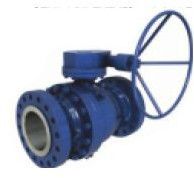 Trunnion Two Piece Gear Operated Ball Valve