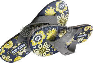 Ladies Printed Rubber Slipper For Daily Wear