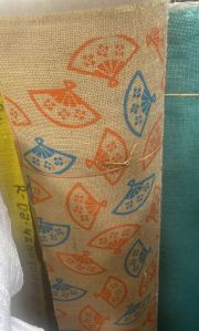 Printed Laminated Jute Fabric