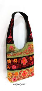 Ladies Embroidered Shoulder Bags, Color : Multicolor