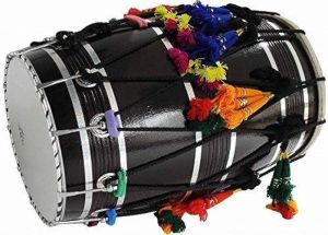 Wooden Dhol For Folk Music, Weddings