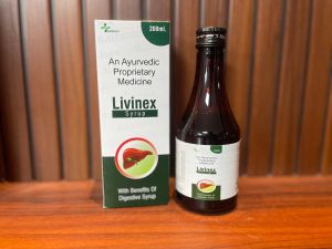 Livinex Herbal Liver Tonic, Packaging Type : Bottle