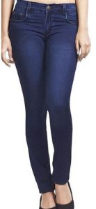 Ladies Navy Blue Denim Jeans