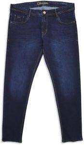 Mens Navy Blue Denim Jeans