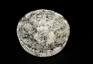 1031 Black and White Dust Rice Bowl