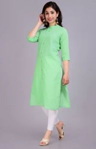 Ladies Plain Long Kurti