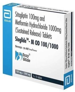 100mg Sitagliptin & 100mg Metformin Hydrochloride Sustained Release Tablets