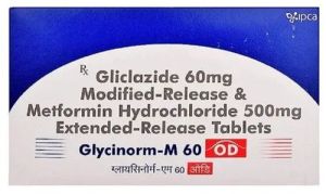 60mg Gliclazide Modified Release & 500mg Metformin Hydrochloride Extended Release Tablets