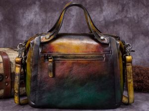 Customize Leather Trendy Handbags, Length : 12 Inch