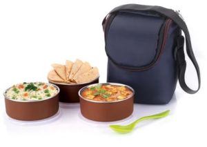 Polished Steel Classic Lunch Box For Food Packing