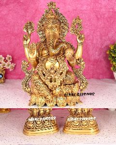 Brass Ganesha Statue