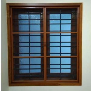 Aluminium Window Mosquito Net, Color : Black