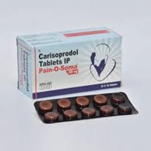 Paim-o-soma Pain-O-Soma 500mg Tablets Carisoprodol, Packaging Size : Boxes