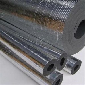 Aluminum Foil Insulation Pipe, Color : Silver