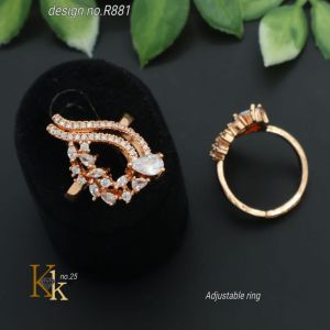 Rose Gold Cz Imitation Jewellery