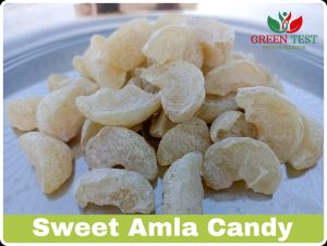 Green Test Sweet Amla Candy, Packaging Type : Plastic Packets