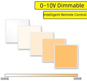 0-10v Dimming Flat LED Backlit Panel Light