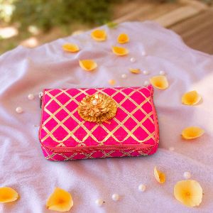 Fabric Rose Petal Fancy Mithai Boxes for Packing Gift