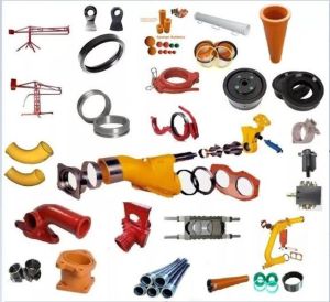 PVC Concrete Pump Pipeline Accessories For Industrial