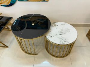 Unique Design Gold Stainless Steel Decorative Center Table For Office, Hotel, Home