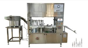 Pre-Filled Flush Syringe Filling and Capping Machine With Reverse System