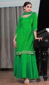 Ladies Wedding Wear Sharara Suit