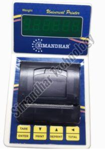 Simandhar ABS Weigh Scale Universal Printer, Display Type : Digital