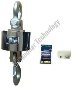 SS Crane Scale  With Wireless Printer Indicator USB Pen Drive Rs232 - 30 Ton X 10Kg